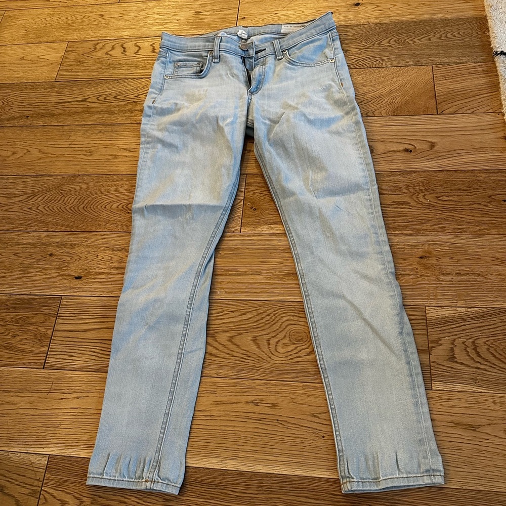 Rag & Bone Brighton Skinny Jean Light Wash 27